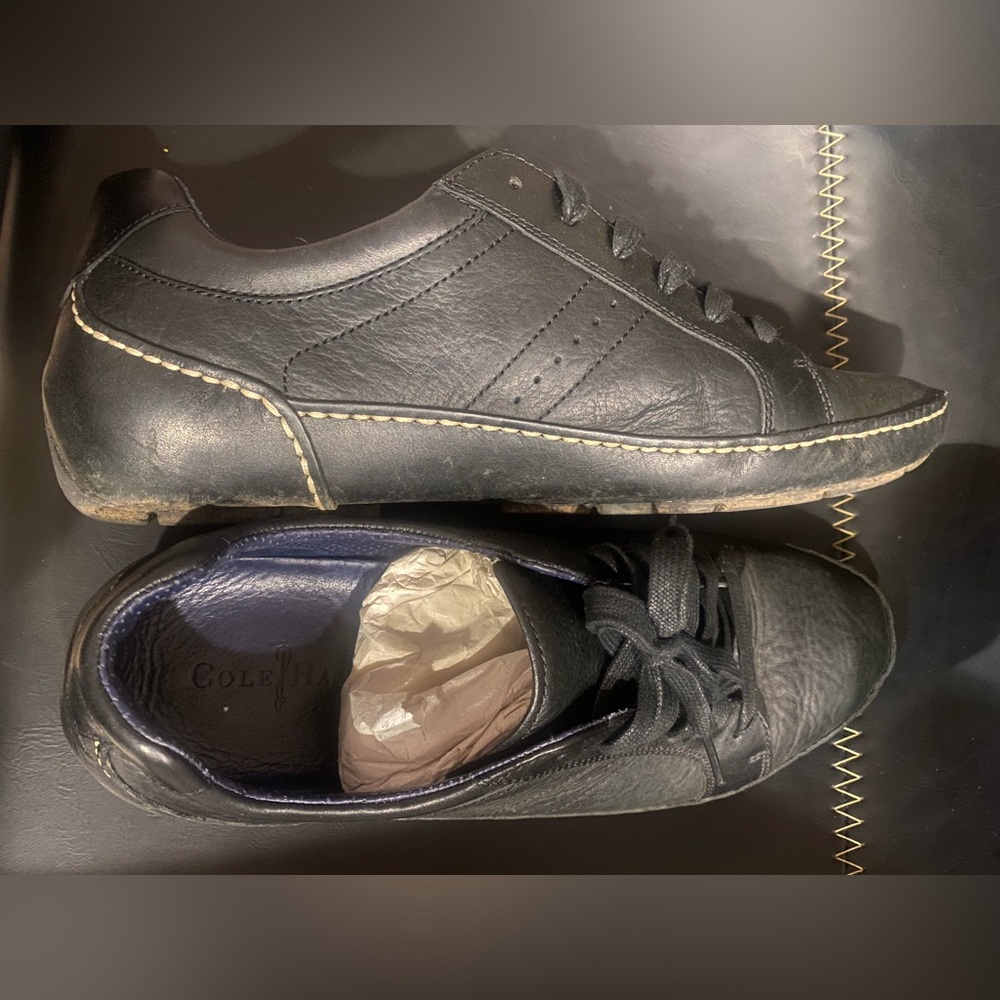 Cole Haan Black Casual Leather Shoes